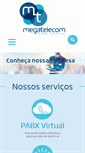 Mobile Screenshot of megatelecom.com.br